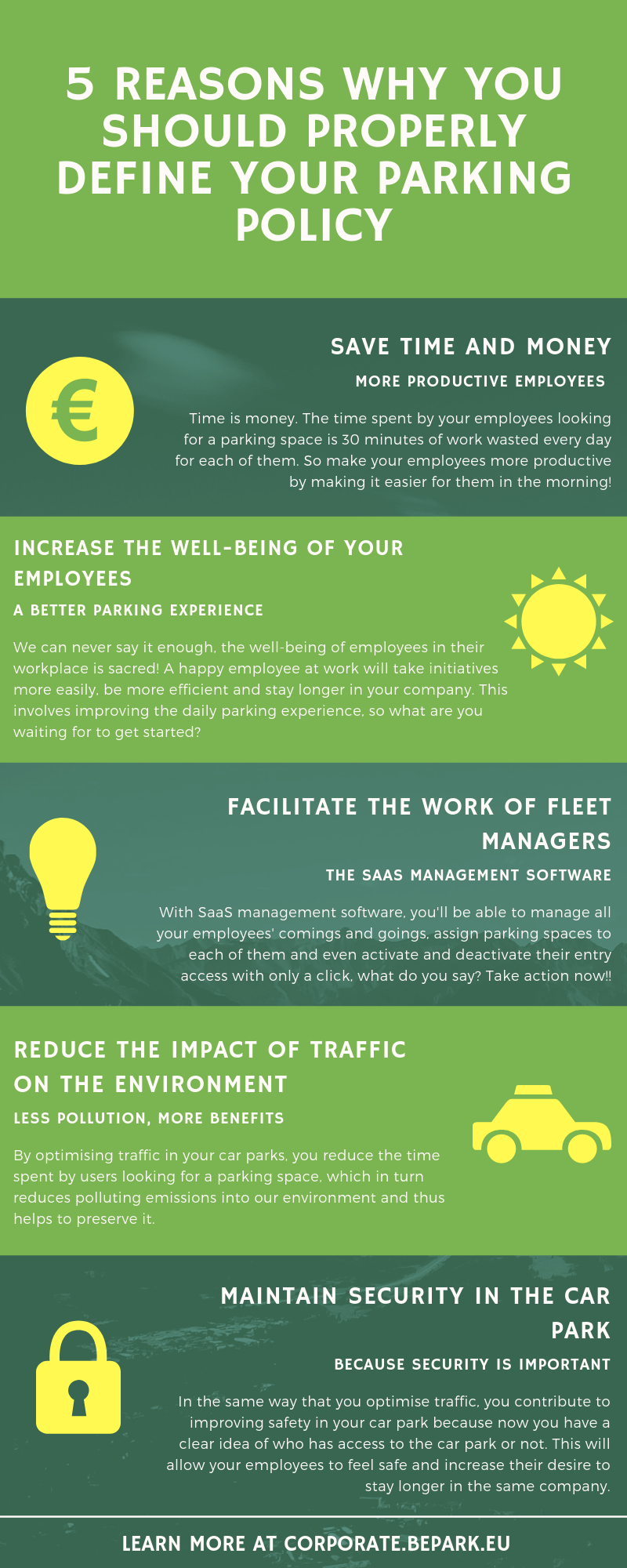 5 Reasons To Properly Define Your Parking Policy