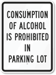 alcohol prohibited board